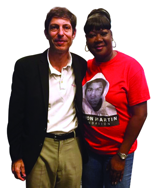 Attending an educational forum at Miami-Dade College hosted by Sybrina Fulton in memory of her son Trayvon Mar