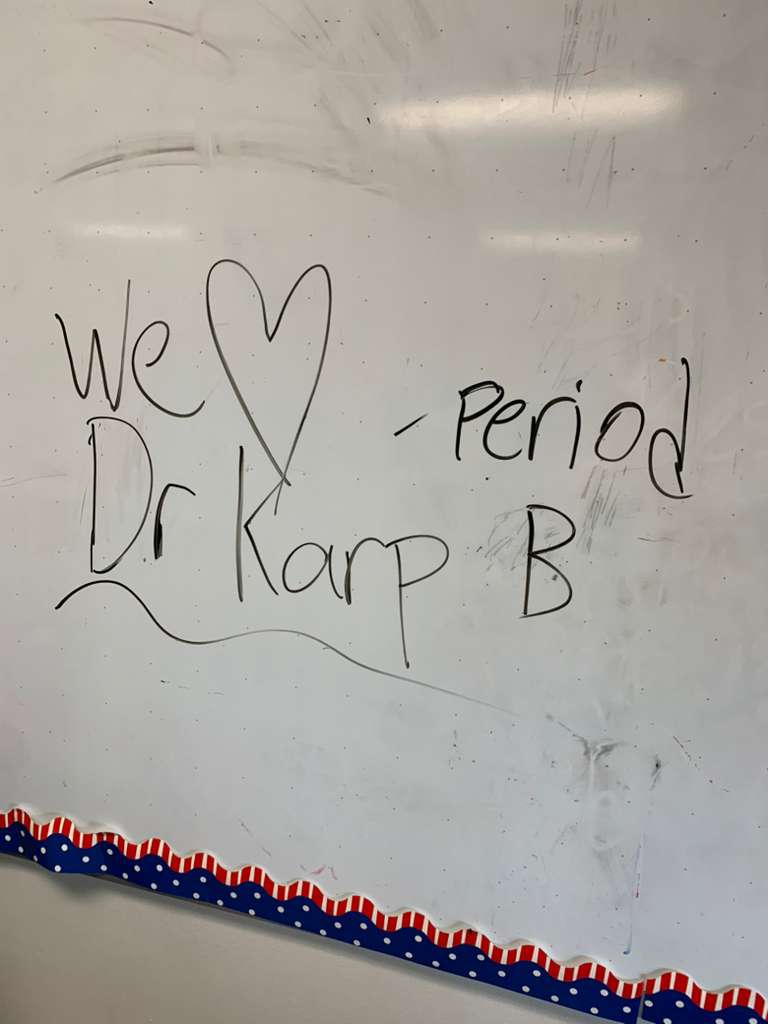 We heart Dr. Karp — classroom welcome